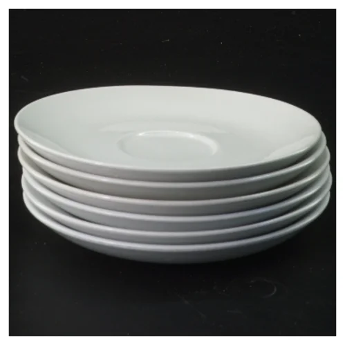 Sæt af 6 underkopper fra Royal Copenhagen (str. 6 stk Ø 14 cm)