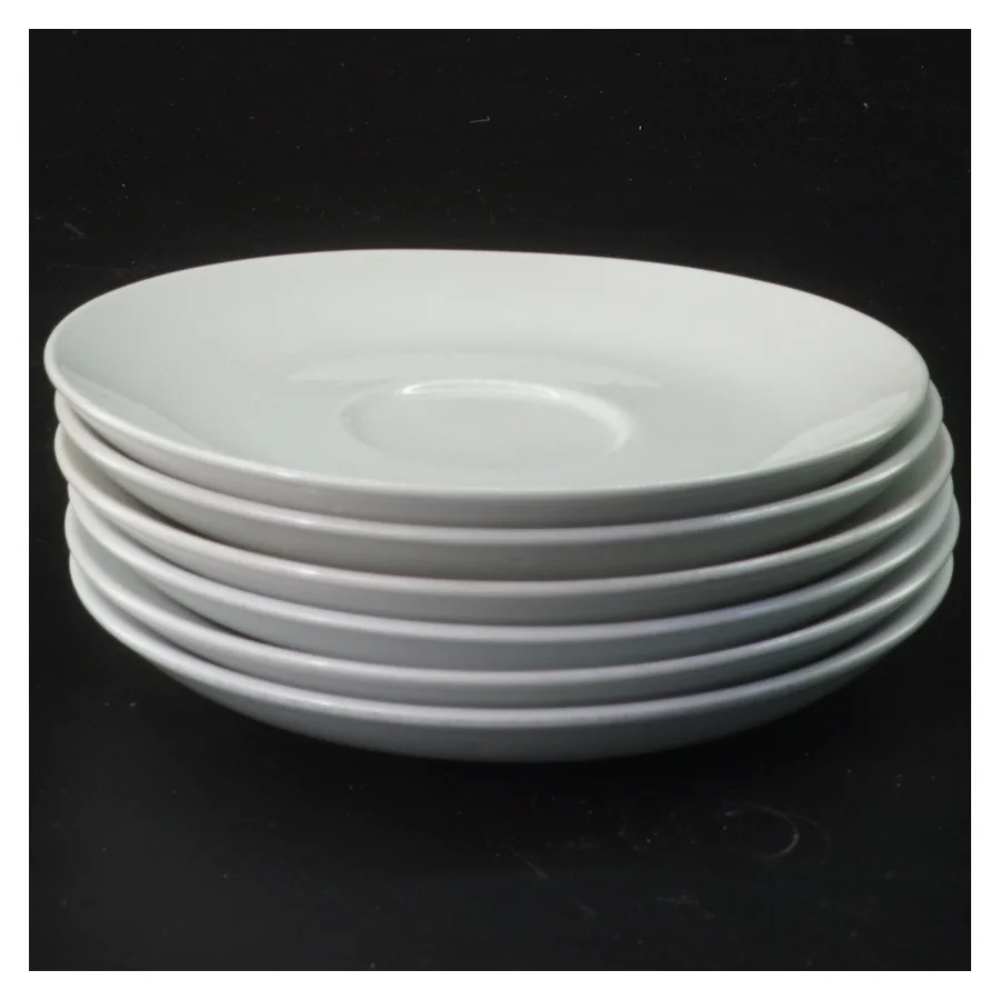 Sæt af 6 underkopper fra Royal Copenhagen (str. 6 stk Ø 14 cm)