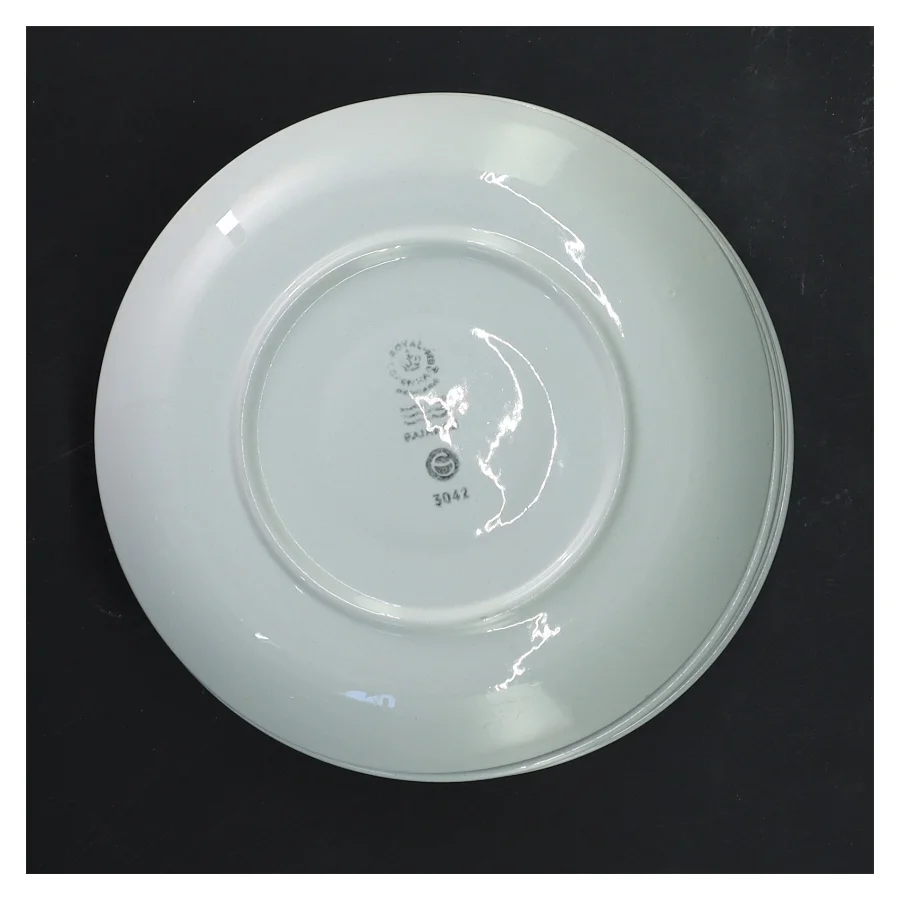 Sæt af 6 underkopper fra Royal Copenhagen (str. 6 stk Ø 14 cm)