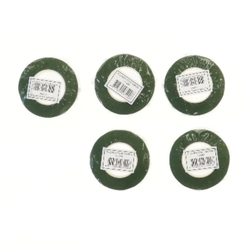 Grøn blomster tape 5 stk. (str. 5 stk 13 mm)