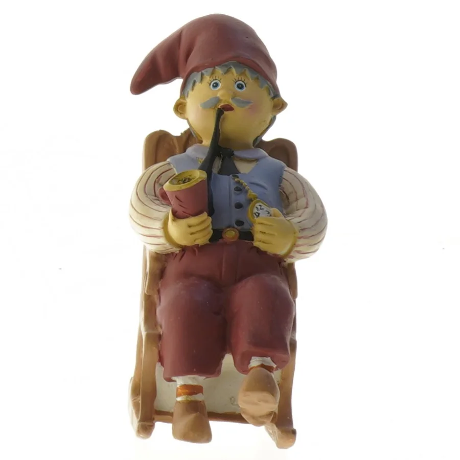 Gårdnisse Bedstefar figur fra Hjemdal (str. 13 cm)