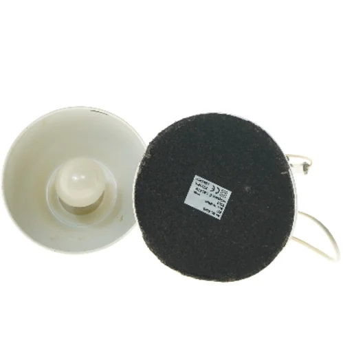 Hvid bordlampe med justerbar arm (str. 80 cm)