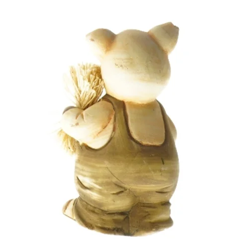 Dekorativ keramisk grisefigur (str. 13,5 cm)