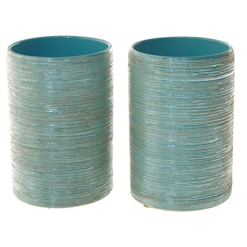 Par turkis vaser (str. 17 cm)