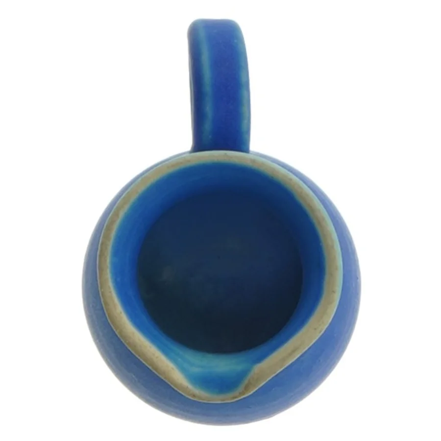 Lille blå keramikkande (str. 6 cm)