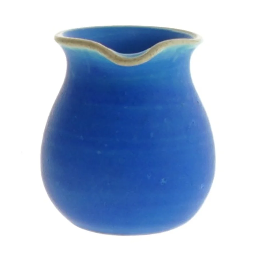 Lille blå keramikkande (str. 6 cm)