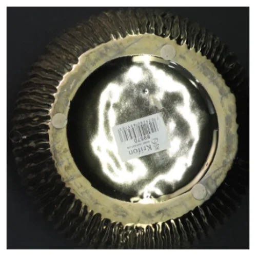 Guld vase fra Krifton (str. 13x17 cm)