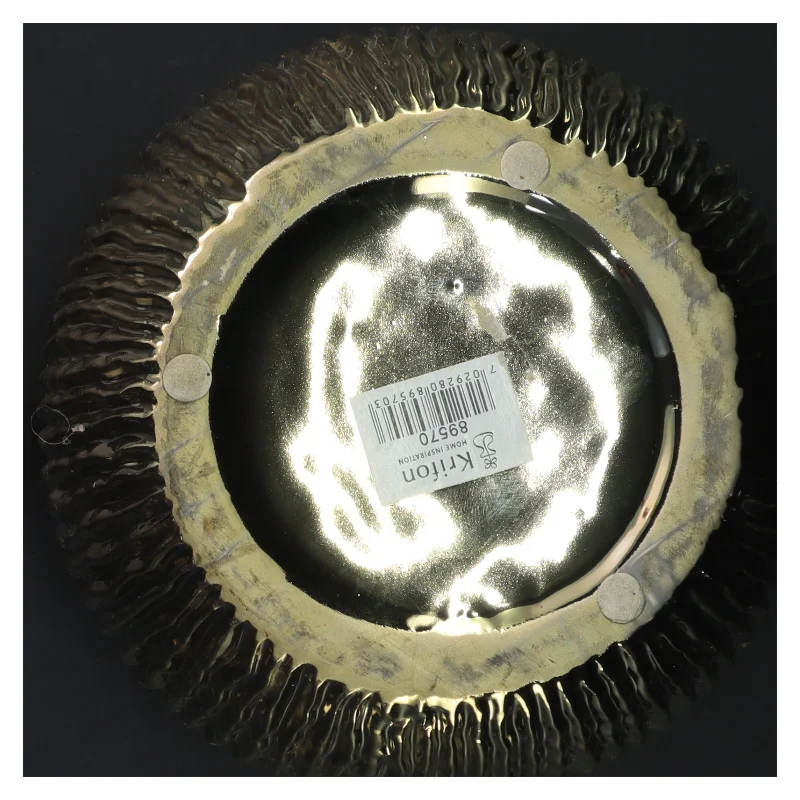 Guld vase fra Krifton (str. 13x17 cm)