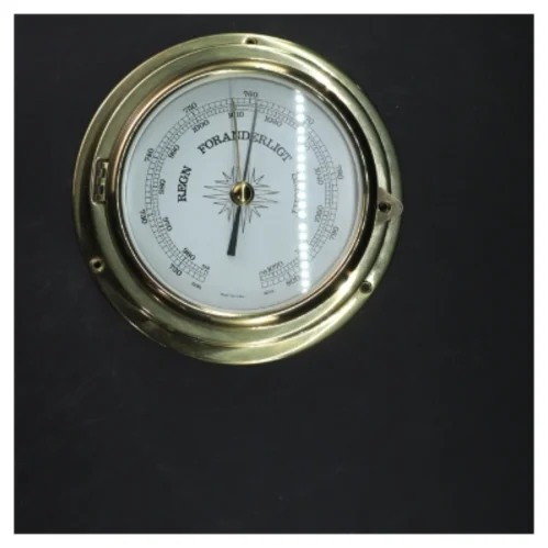 Messing barometer (str. 6x18 cm)