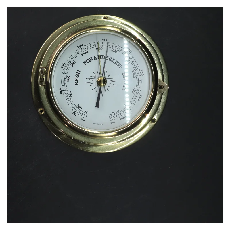 Messing barometer (str. 6x18 cm)