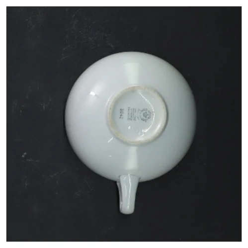 Sæt med 6 hvide kopper fra Royal Copenhagen (str. 6 styk, ø 8,5 cm)