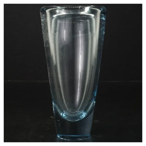 Glasvase fra Holmegaard (str. 19 cm)