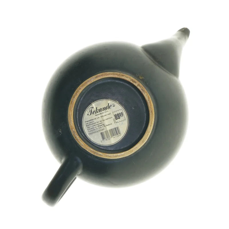 Sort keramisk tekande fra Irma (str. Ø 20 cm)