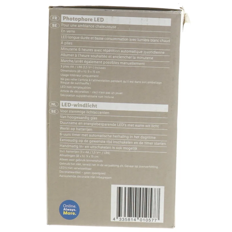 Livarno LED lanterne fra Livarno (str. Ø 9 cm højde 15 cm)