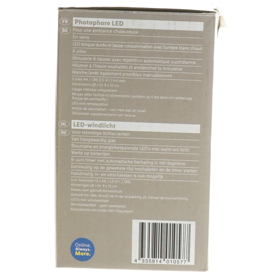 Livarno LED lanterne fra Livarno (str. Ø 9 cm højde 15 cm)