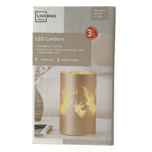 Livarno LED lanterne fra Livarno (str. Ø 9 cm højde 15 cm)