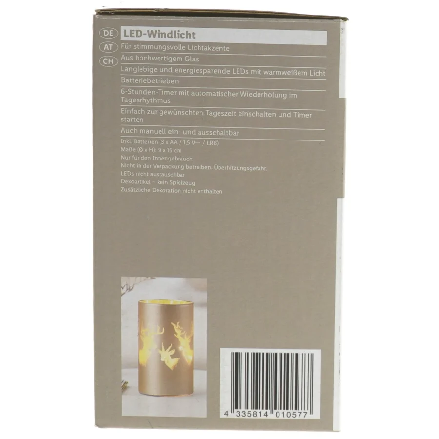 Livarno LED lanterne fra Livarno (str. Ø 9 cm højde 15 cm)