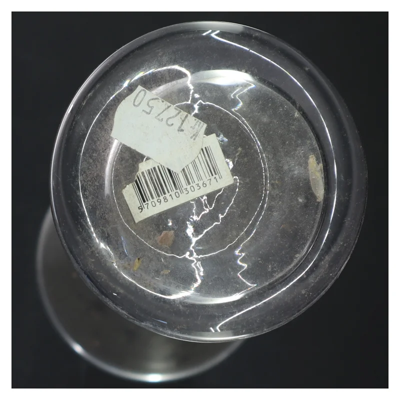 Høj glasvase (str. 40x12 cm)