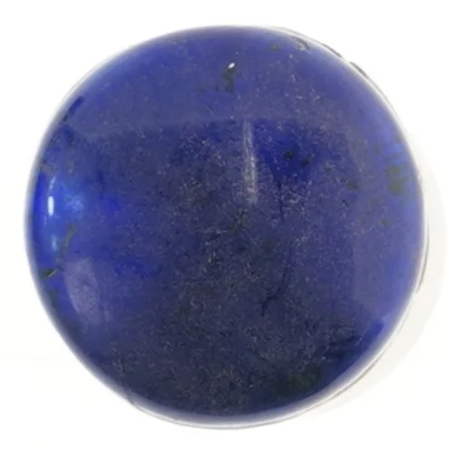 Urne med blåt låg (str. Ø 7 cm længde 12 cm)