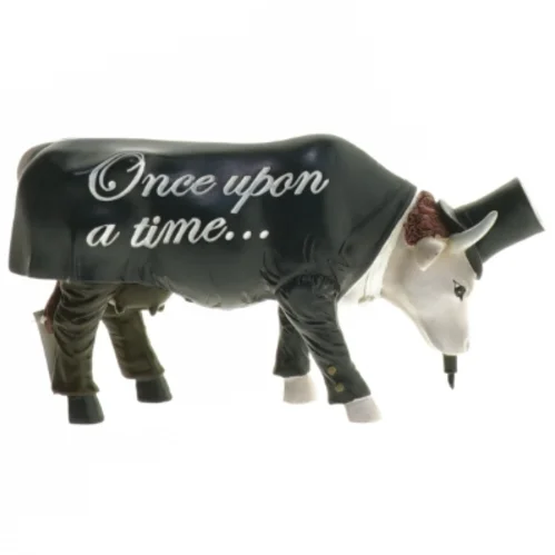 Dekorationsfigur af ko (str. 9x17x5 cm)