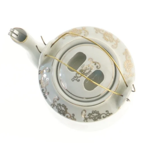 Dekoreret porcelænskande (str. Ø 11x13 cm)