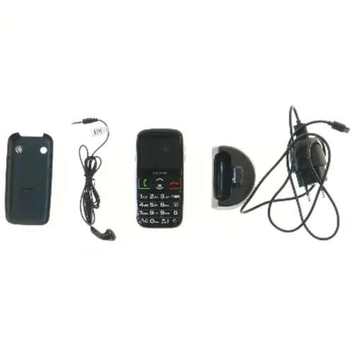 Emporia mobiltelefon med tilbehør fra Emporia (str. 12x6 cm)