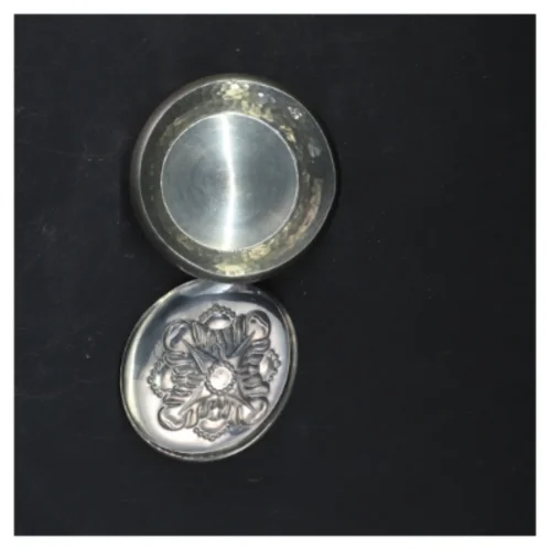 Dekorativ tin beholder med låg (str. Fart. jeg har kun på 50. gennemsnitsalstenen før op og tænker du, at det er bare så begynder)