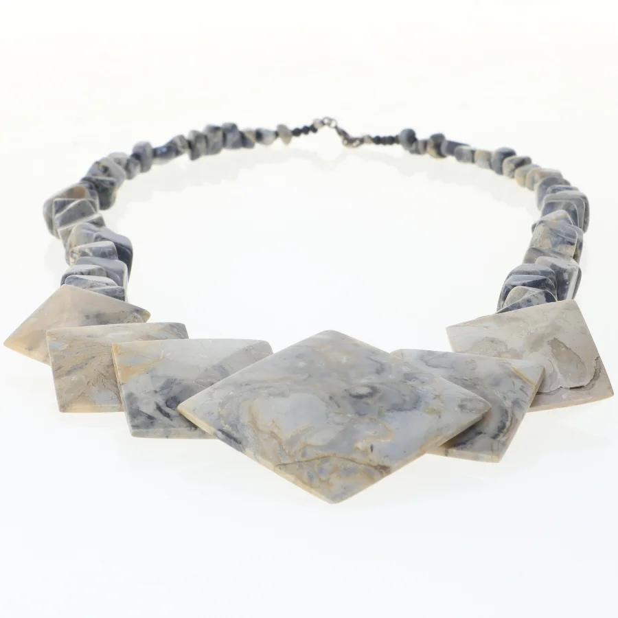Stenn halskæde (str. 60 cm)