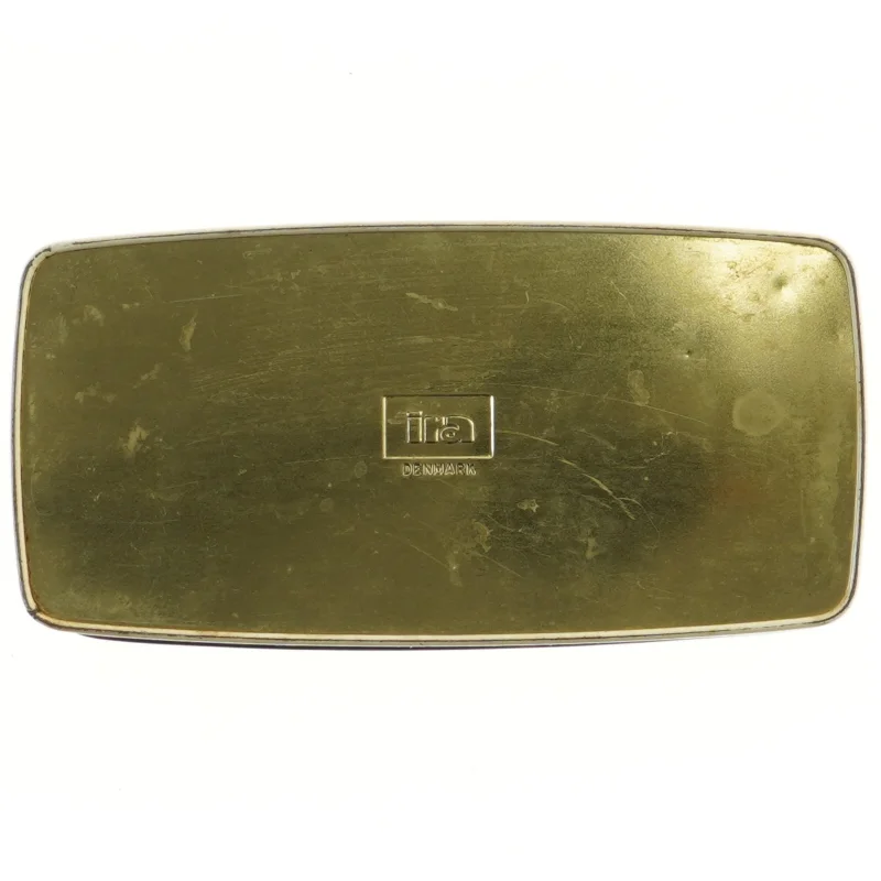 Vintage metal boks med blomsterdesign fra Ira (str. 24,5x12 cm)