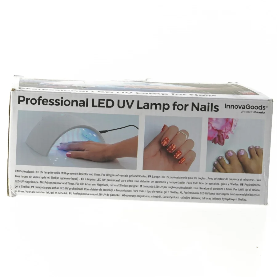 Professionel LED UV lampe til negle fra InnovaGoods (str. 11x8x21 cm)