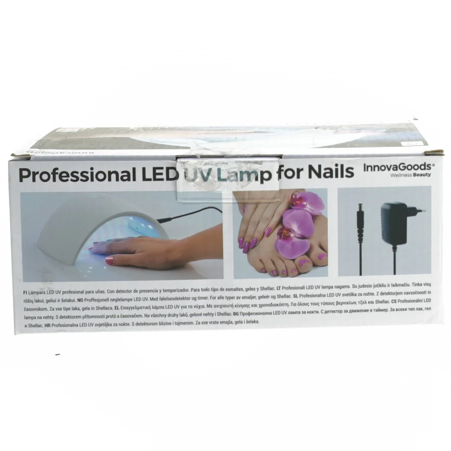 Professionel LED UV lampe til negle fra InnovaGoods (str. 11x8x21 cm)