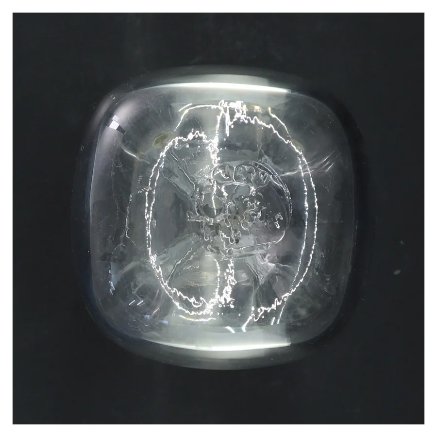 Glaskaraffel med prop (str. 24 cm)