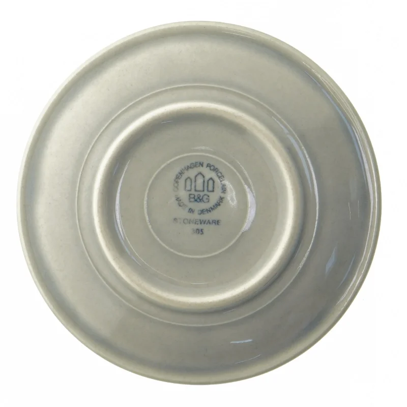 Sæt med 4 porcelænstallerkener fra B&G Copenhagen Porcelain (str. Ø 15 cm)