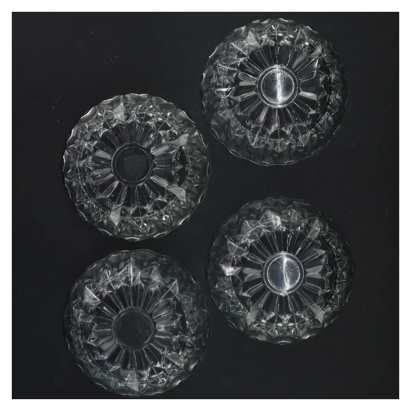 Krystalskåle sæt (str. Ø 11x4 cm)