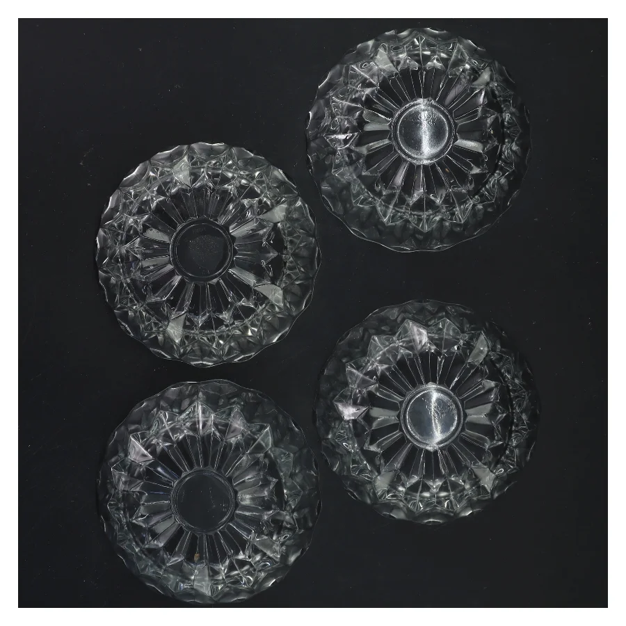 Krystalskåle sæt (str. Ø 11x4 cm)