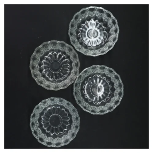 Krystalskåle sæt (str. Ø 11x4 cm)