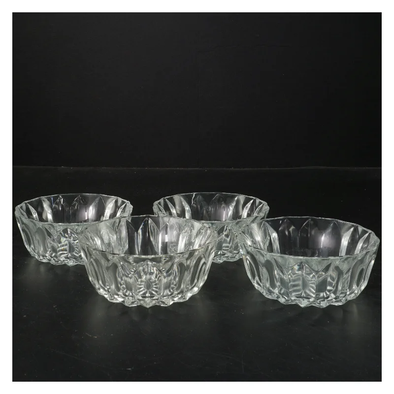 Krystalskåle sæt (str. Ø 11x4 cm)