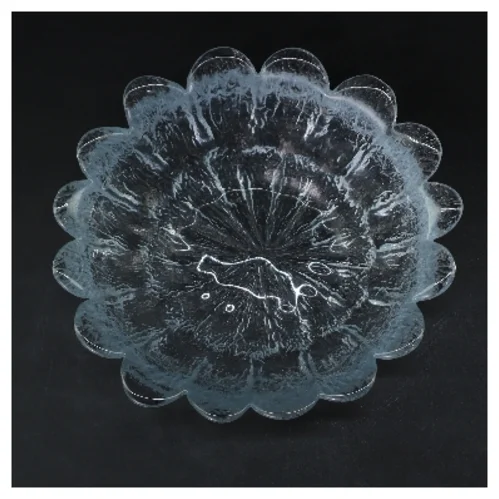 Glasfrugtskål (str. Ø 18,5 cm)