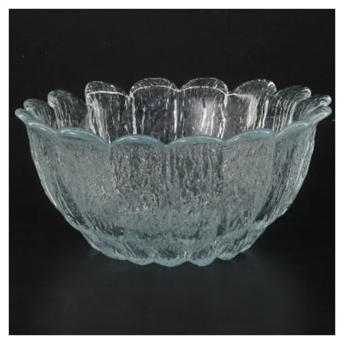 Glasfrugtskål (str. Ø 18,5 cm)