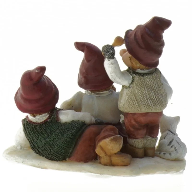 Julenisse keramik dekoration (str. 10x11,5 cm)