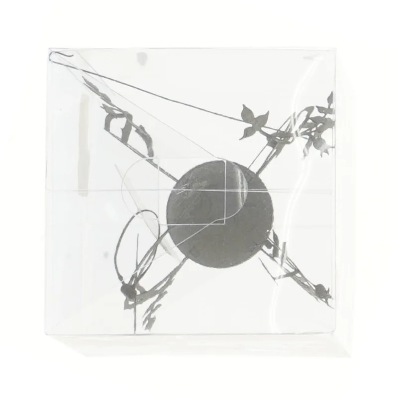 Dekorativ hjerte med blade design fra Jette Frölich (str. Ø 10 cm)