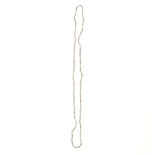 Lang brun halskæde (str. 148 cm)