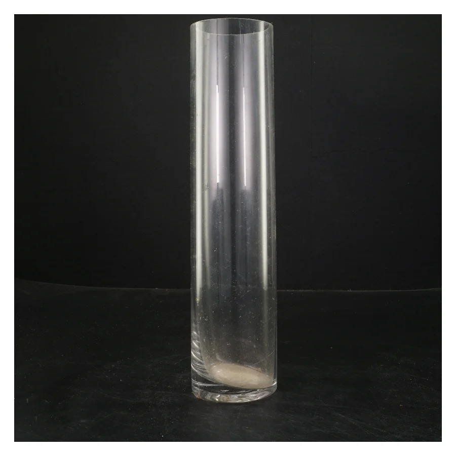 Glasvase cylinderform (str. 30x7 cm)