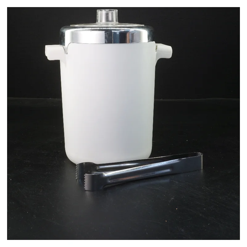 Isbøtte med tang (str. 19x18 cm)