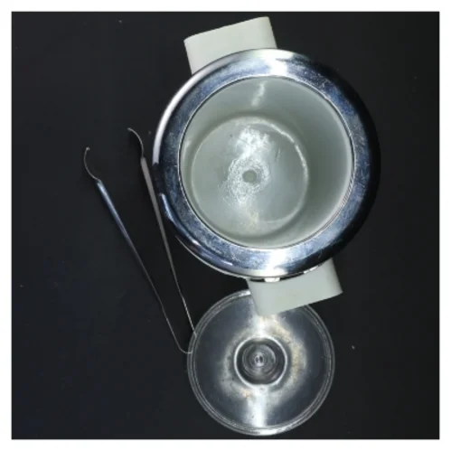 Isbøtte med tang (str. 19x18 cm)