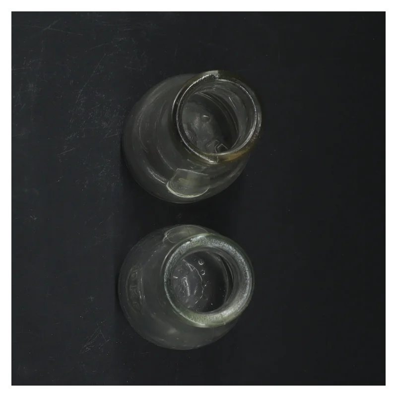 Glasflasker, 2 stk, 12 cm (str. 2 styk, 12 cm)