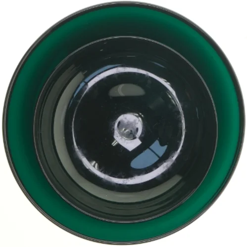 To grønne glasskåle fra holmegård (str. 2 styk. ø. 24,5 cm. og. ø. 32 cm)