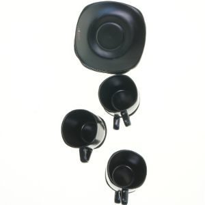 Sort aida kaffestel fra aida