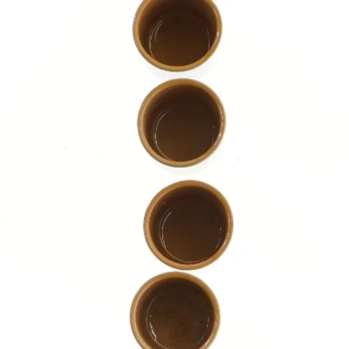 Keramiske krydderikrukker sæt fra Knabstrup (str. 4 styk, 8 cm)