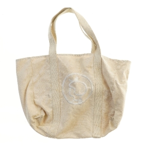 Stof mulepose med trykt logo fra Irma (str. 37x52 cm)